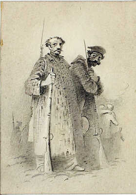 Неизвестный художник. Воины